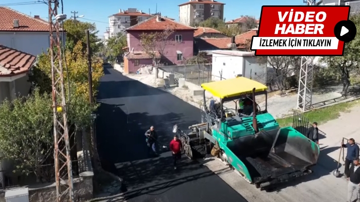Akseki, Hacıbektaşlı ve Ekici Mahallelerinde asfalt serim ve sati kaplama çalışmaları 