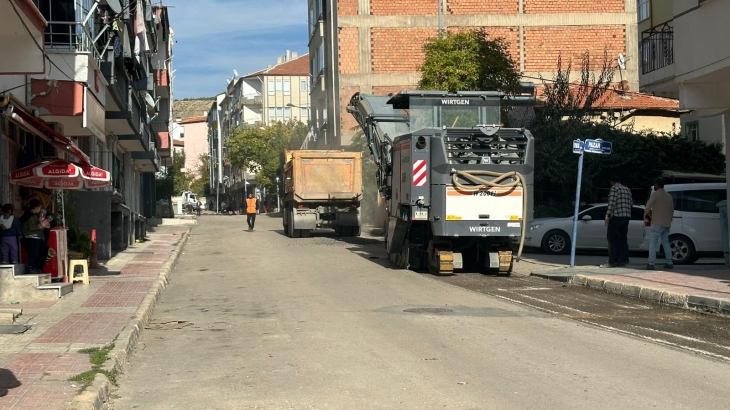 Ekici Mahallesi Yol Çalışması