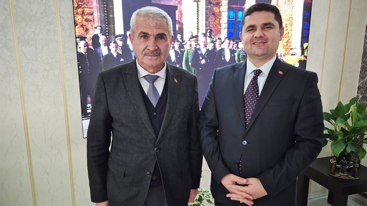 Esnaf ve Sanatkârlar Odası Başkanı Mehmet Çetin'den veda ziyareti