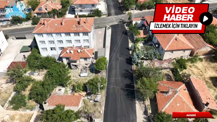 Akseki Mahallemizde sıcak asfalt serim çalışmalarımız