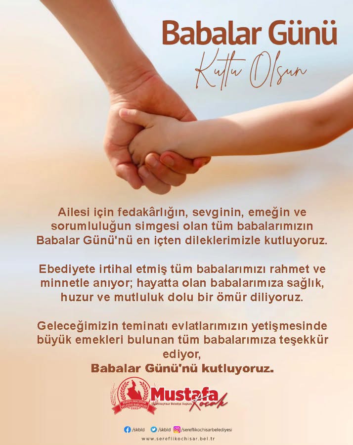 Babalar Günü kutlu olsun