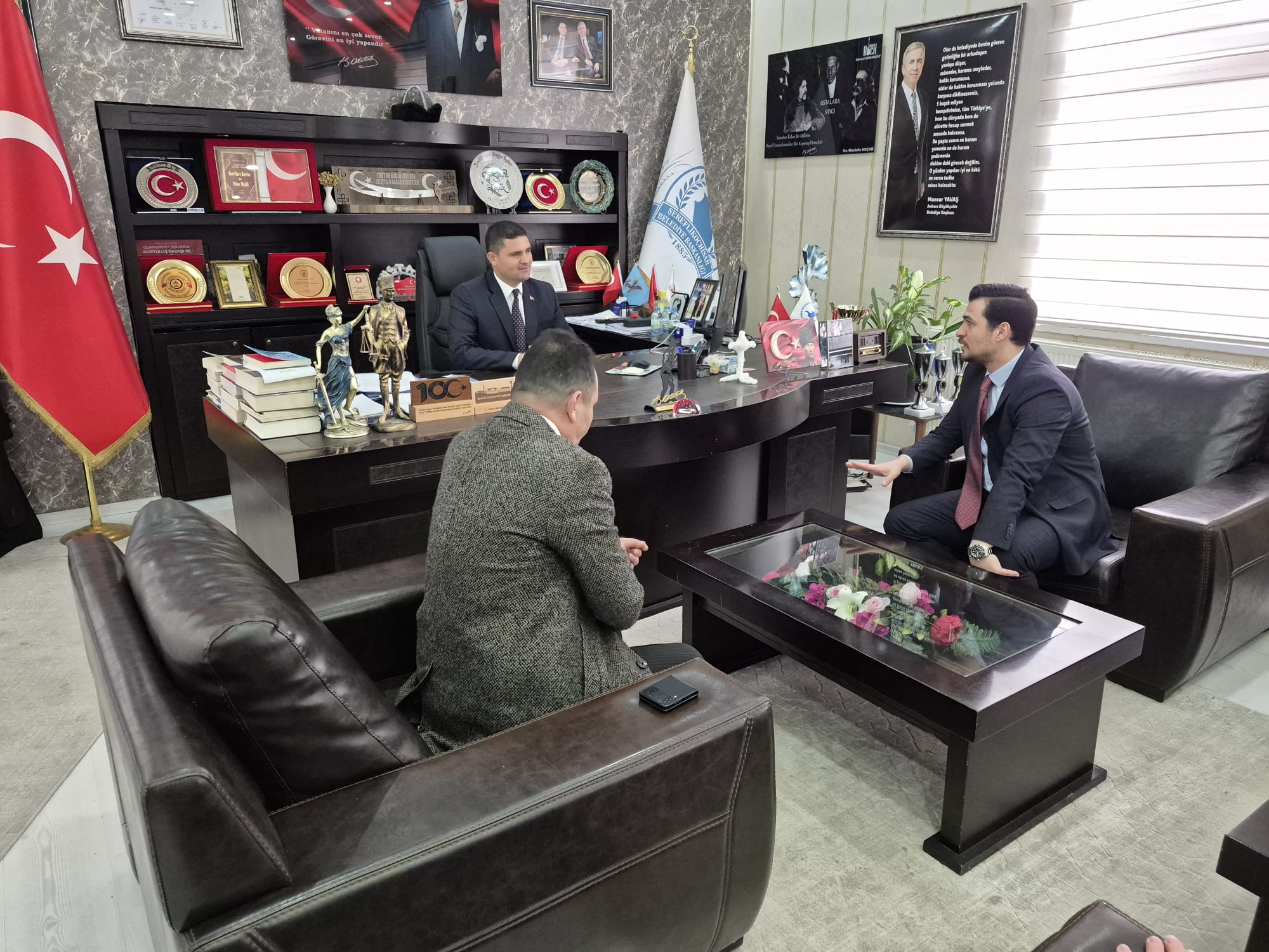 Büyük Birlik Partisi Ankara İl Başkanı Hamza Kurt'tan Ziyaret