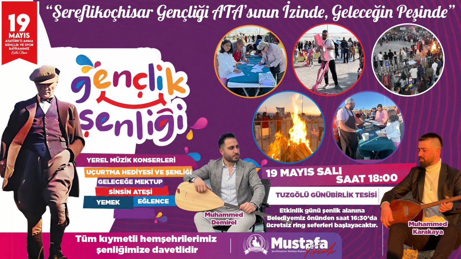 Gençlik Şenliğimize tüm kıymetli hemşehrilerimiz davetlidir