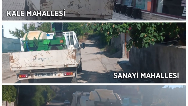 15 Haziran Pazartesi gününe ait ilaçlamadan