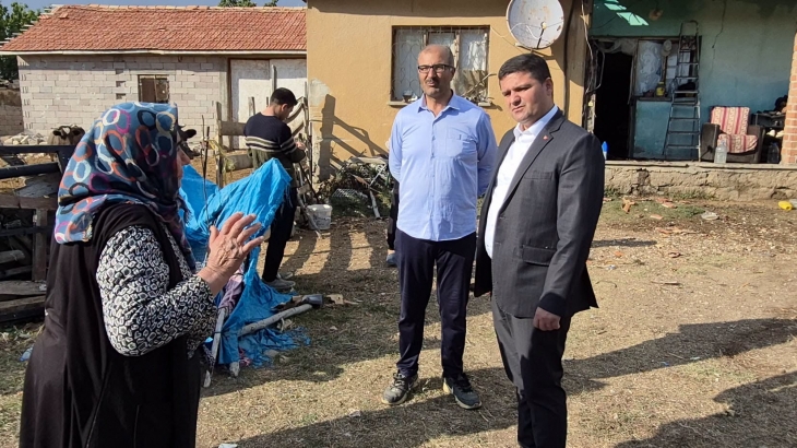 Belediye Başkanımız Mustafa Koçak yangından etkilenen ailemizi ziyaret ederek geçmiş olsun dileklerini iletti