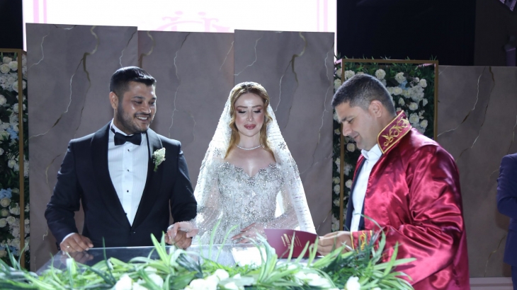 Ceren ile Üçler'in nikâh akdini gerçekleştirerek mutluluklarına ortak olduk