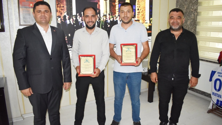 Emek ve özveriye teşekkür
