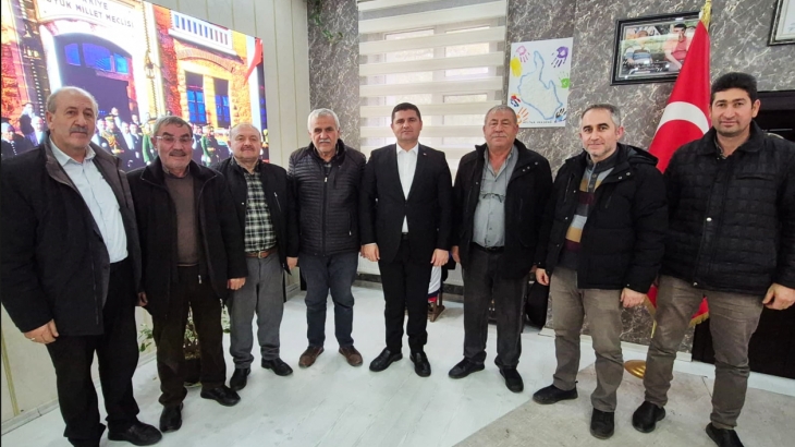 Kırsal mahalle muhtarlarımızdan ziyaret