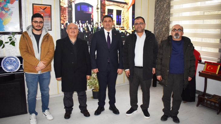 Merhum Belediye Başkanlarımızdan Av. Aşır Görgülü’nün kıymetli evlatları Alper ve Alpay Görgülü'den Ziyaret