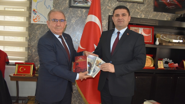 Şair ve yazar İbrahim Düğer'den ziyaret