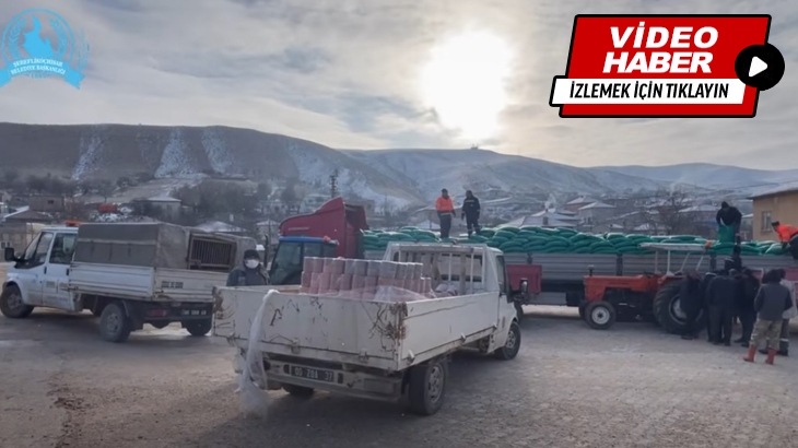 Şeker pancar küspesi ve vitamin taşlarını üreticilerimize ulaştırıyoruz