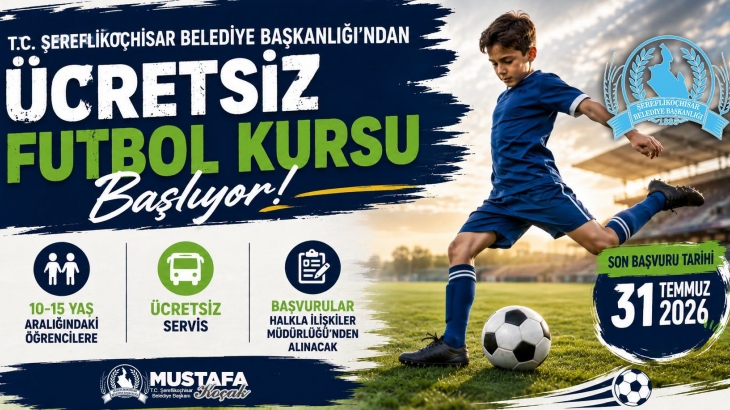 ÜCRETSİZ FUTBOL KURSU BAŞLIYOR!