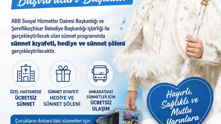 ÜCRETSİZ SÜNNET BAŞVURULARI BAŞLADI