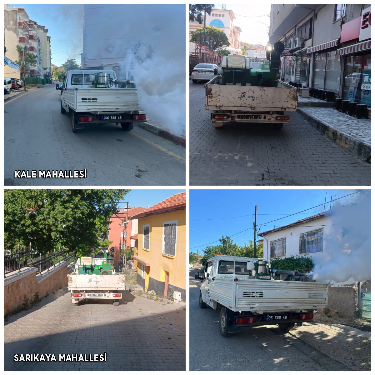 Pazartesi günü 22 Haziran ait ilaçlamadan