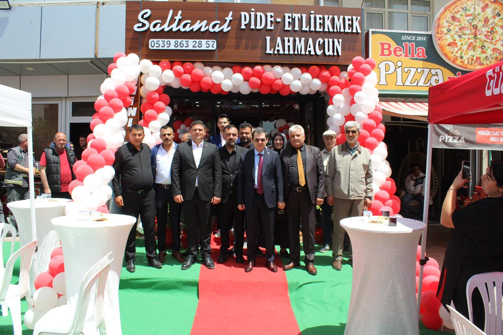 Saltanat Pide adlı iş yerinin açılışı gerçekleştirildi