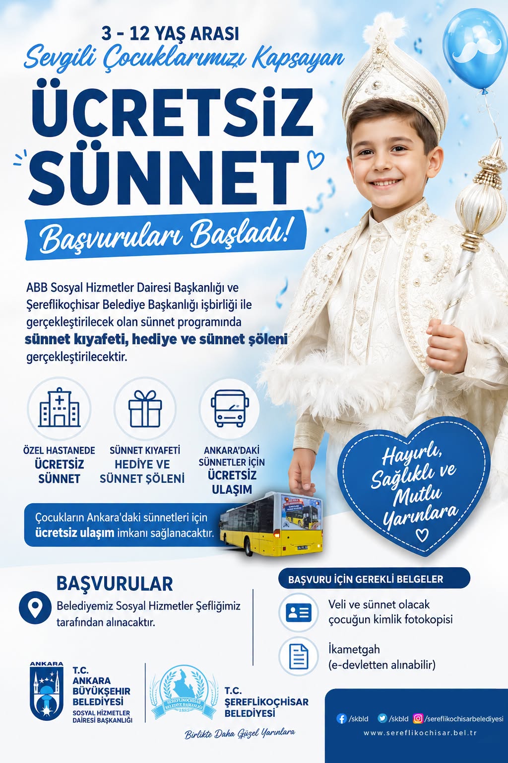 ÜCRETSİZ SÜNNET BAŞVURULARI BAŞLADI