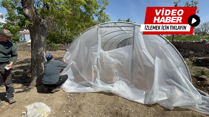 Ata tohumu üreten üreticilerimizin seraların kurulumlarını gerçekleştirdik