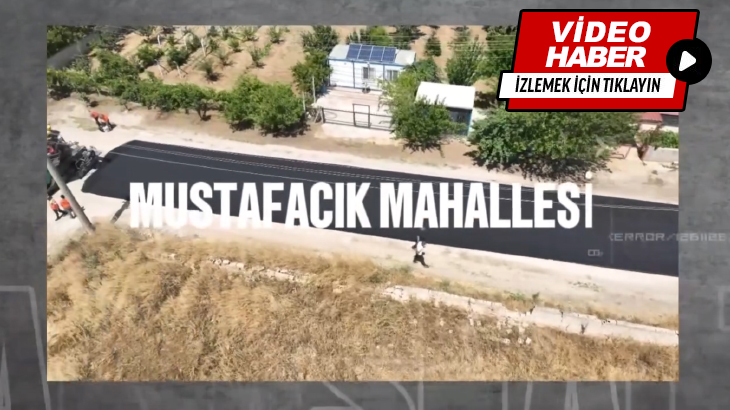 Mustafacık Mahallemizde sıcak asfalt çalışmaları